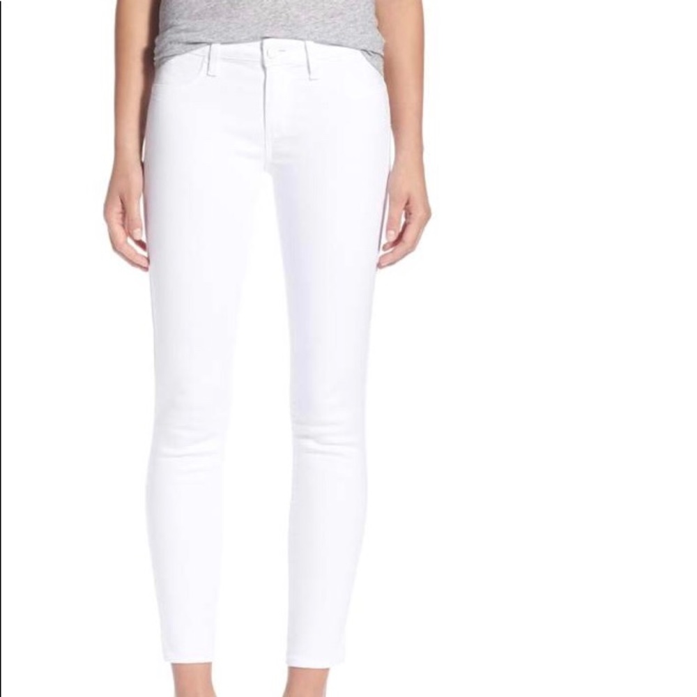 Paige Verdugo Ankle Jeans in white